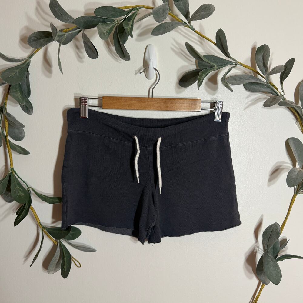 Monrow Blue Pull On Shorts